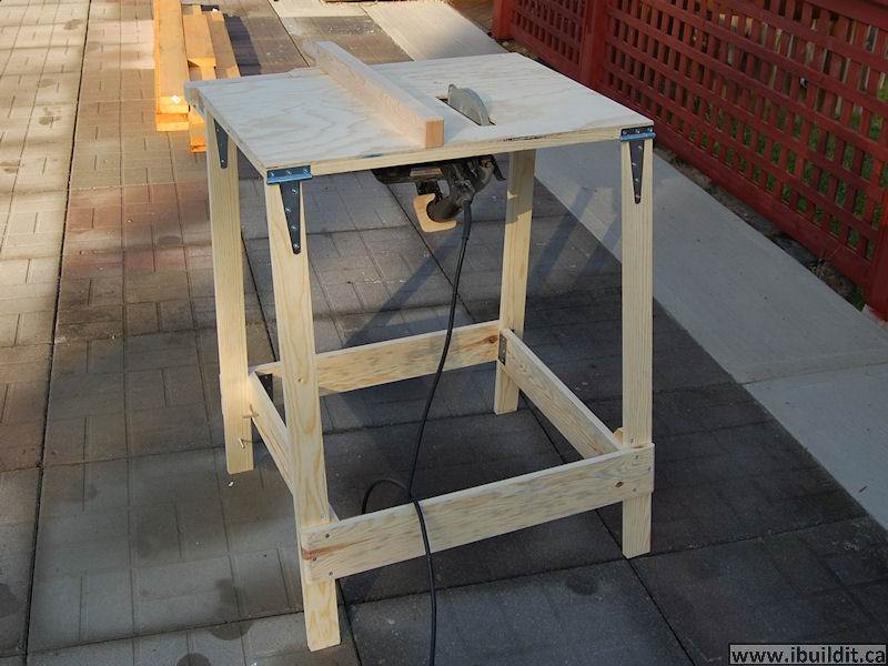 Circular saw deals into table saw